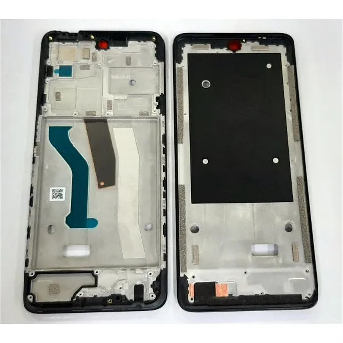 Carcasa central o marco negro para Motorola Moto G51 5G calidad premium