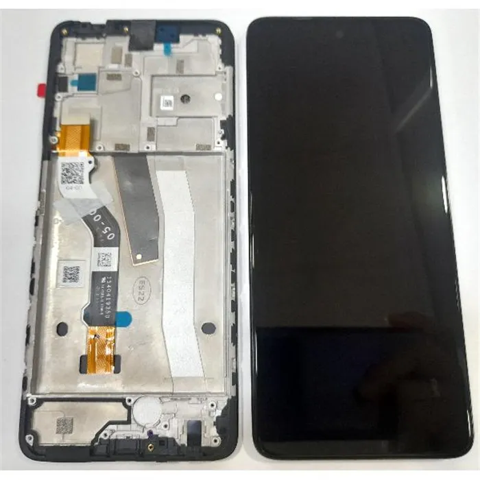 Pantalla lcd para Motorola Moto G51 5G 5D68C20028 mas tactil negro mas marco negro Service Pack