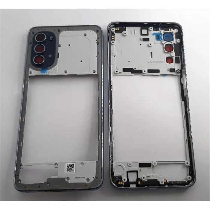 Carcasa trasera o marco plata para Motorola Moto G52 XT2221 calidad premium