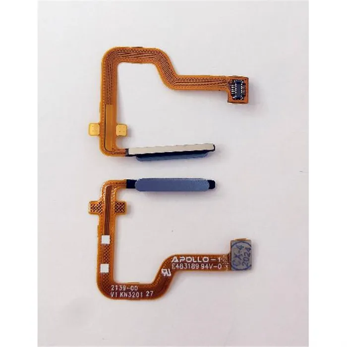 Flex sensor huella dactilar azul oscuro para Motorola MOTO G54 5G XT-2343-1 calidad premium