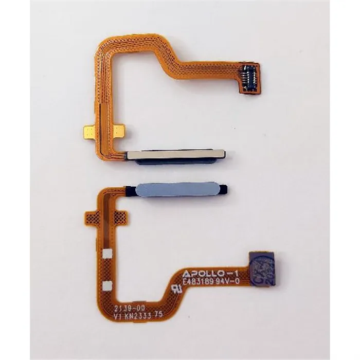 Flex sensor huella azul claro para Motorola MOTO G54 5G XT-2343-1 calidad premium