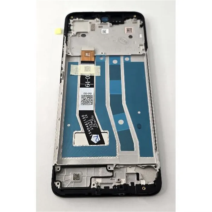 Pantalla lcd para Motorola Moto G55 XT2435 mas tactil negro con marco negro 5D68C28432 Service Pack