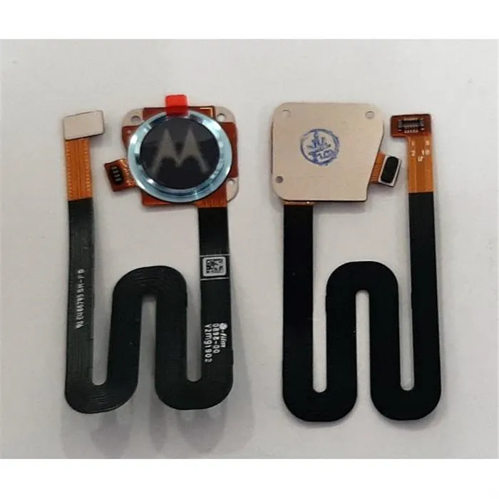 Flex boton home azul claro para Motorola Moto G6 Play XT1922 calidad premium
