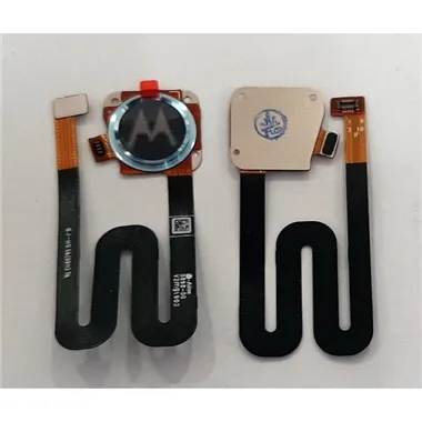 Flex boton home azul claro para Motorola Moto G6 Play XT1922 calidad premium