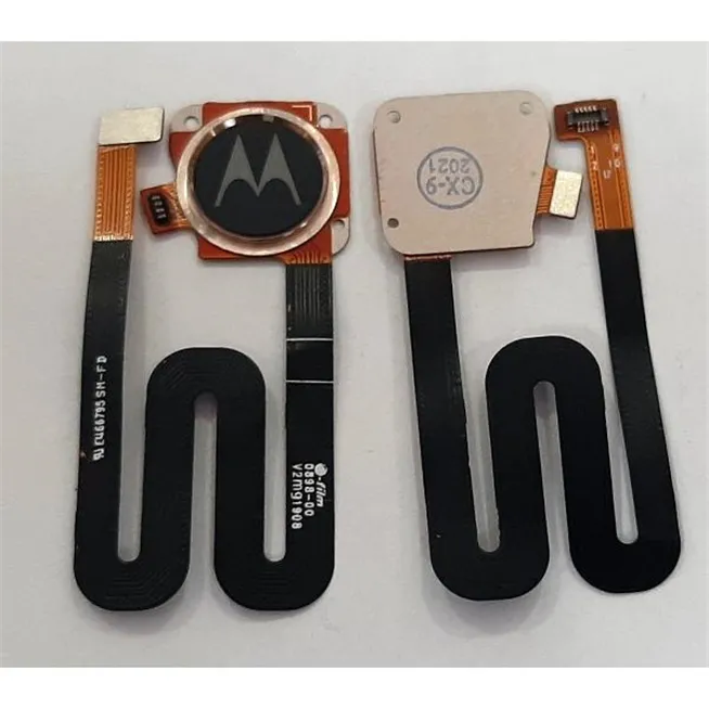 Flex boton home dorado para Motorola Moto G6 Play XT1922 calidad premium