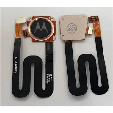 Flex boton home dorado para Motorola Moto G6 Play XT1922 calidad premium