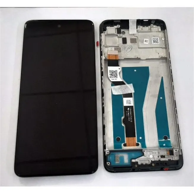 Pantalla lcd para Motorola Moto G60 5D68C18560 mas tactil negro mas marco negro Service Pack Premium