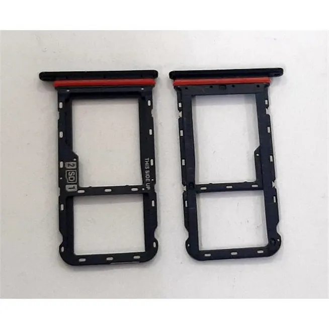 Soporte o bandeja dual sim azul oscuro para Motorola Moto G60S calidad premium