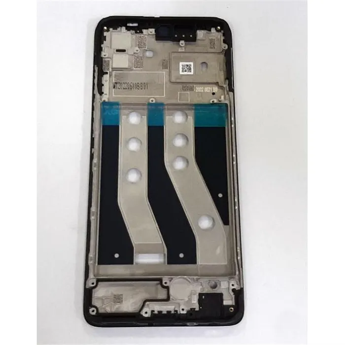 Carcasa central o marco negro para Motorola Moto G62 5G calidad premium