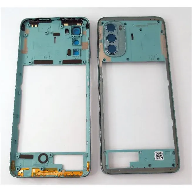 Carcasa o marco central verde para Motorola MOTO G62 5G XT2223-1