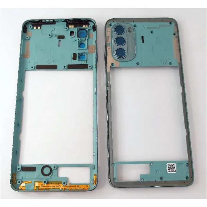 Carcasa o marco central verde para Motorola MOTO G62 5G XT2223-1