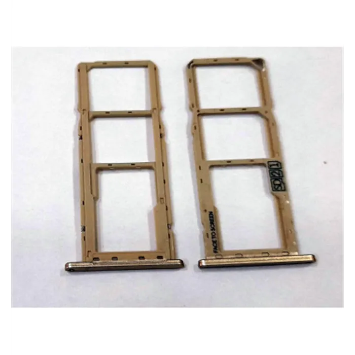 soporte o bandeja sim dorada para Motorola Moto G7 Play XT1952 calidad premium XT1952-1 XT1952DL