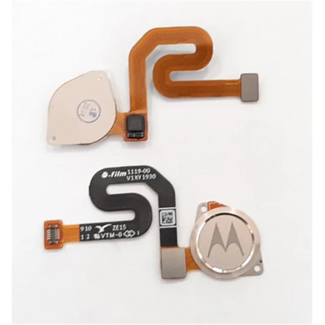 Flex boton home dorado para Motorola Moto G7 Play XT1952 XT1952-1 XT1952DL calidad premium