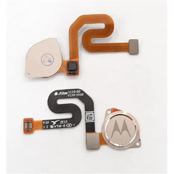 Flex boton home dorado para Motorola Moto G7 Play XT1952 XT1952-1 XT1952DL calidad premium