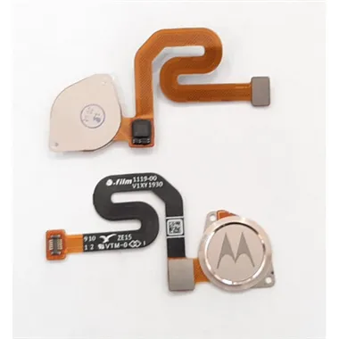 Flex boton home dorado para Motorola Moto G7 Play XT1952 XT1952-1 XT1952DL calidad premium