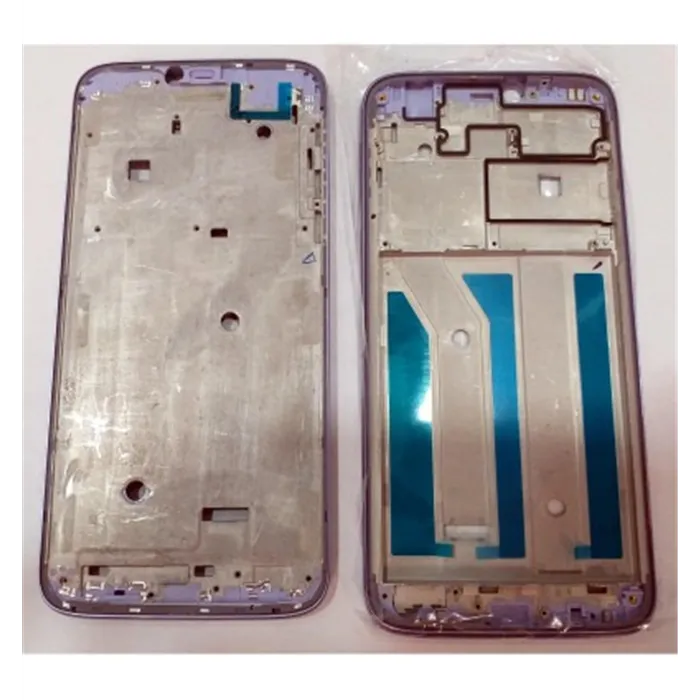 Motorola Moto G7 Power carcasa central o marco purpura XT1955-1 XT1955-2 XT1955-4 XT1955-5 XT1955-6 XT1955-7 XT1955