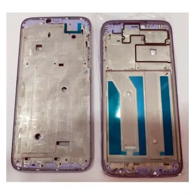 Motorola Moto G7 Power carcasa central o marco purpura XT1955-1 XT1955-2 XT1955-4 XT1955-5 XT1955-6 XT1955-7 XT1955