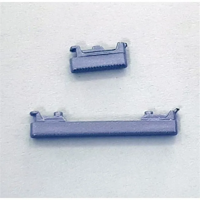 Set 2 botones purpura para Motorola Moto G7 Power XT1955-1 XT1955-2 XT1955-4 XT1955-5 XT1955-6 XT1955-7 XT1955DL ca