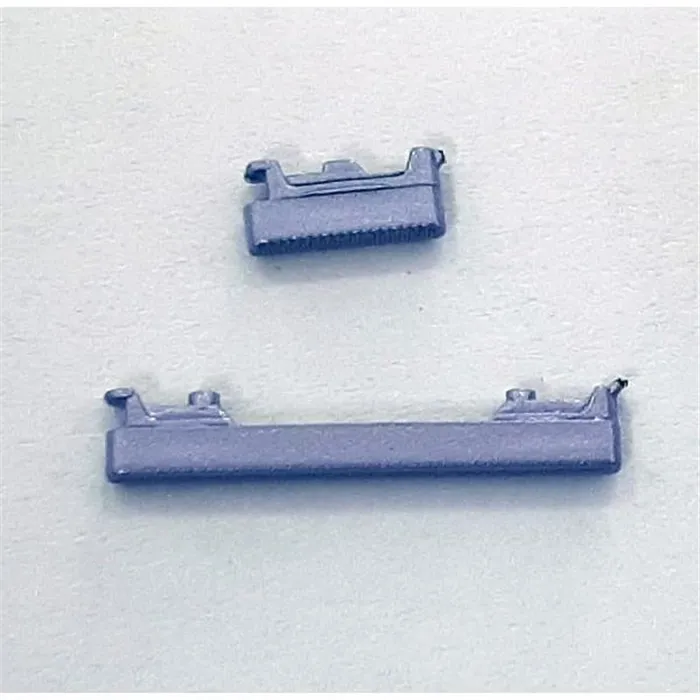 Set 2 botones purpura para Motorola Moto G7 Power XT1955-1 XT1955-2 XT1955-4 XT1955-5 XT1955-6 XT1955-7 XT1955DL ca