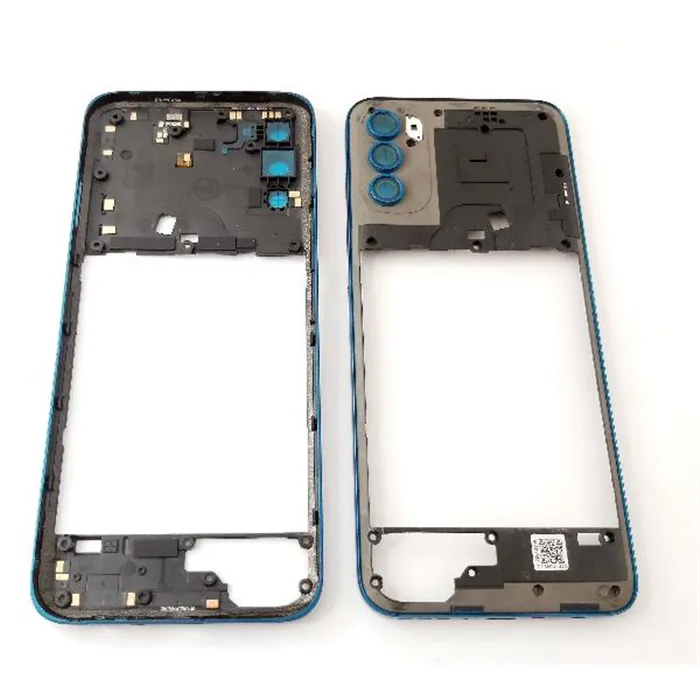 Carcasa central o marco azul para Motorola Moto G71 5G calidad premium