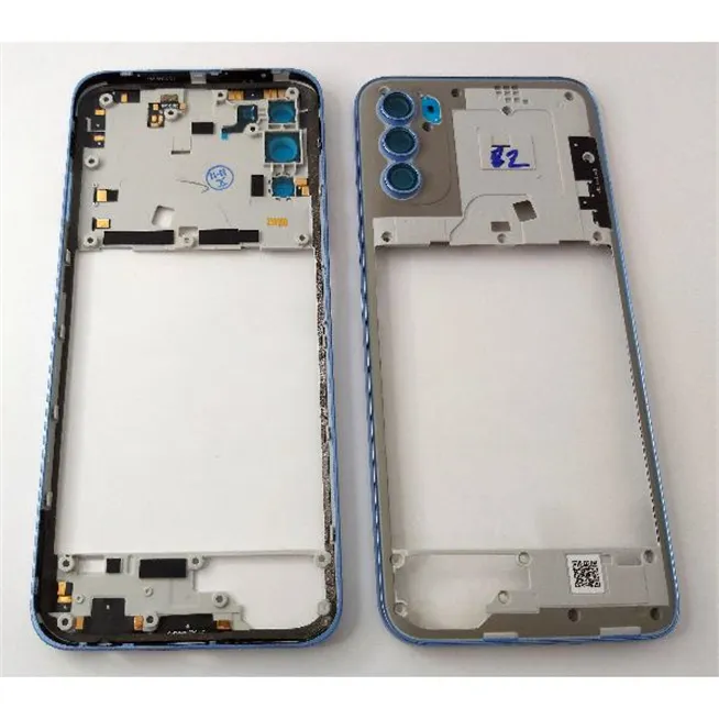 Carcasa central o marco azul claro para Motorola Moto G71 5G calidad premium