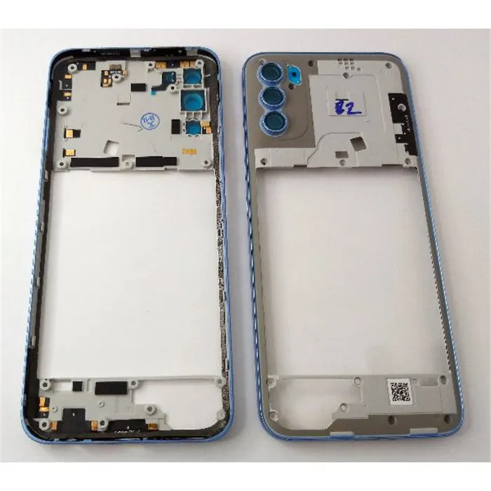 Carcasa central o marco azul claro para Motorola Moto G71 5G calidad premium