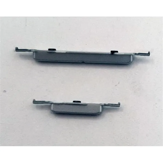 Set 2 botones platas para Motorola Moto G72 XT2255-1 calidad premium