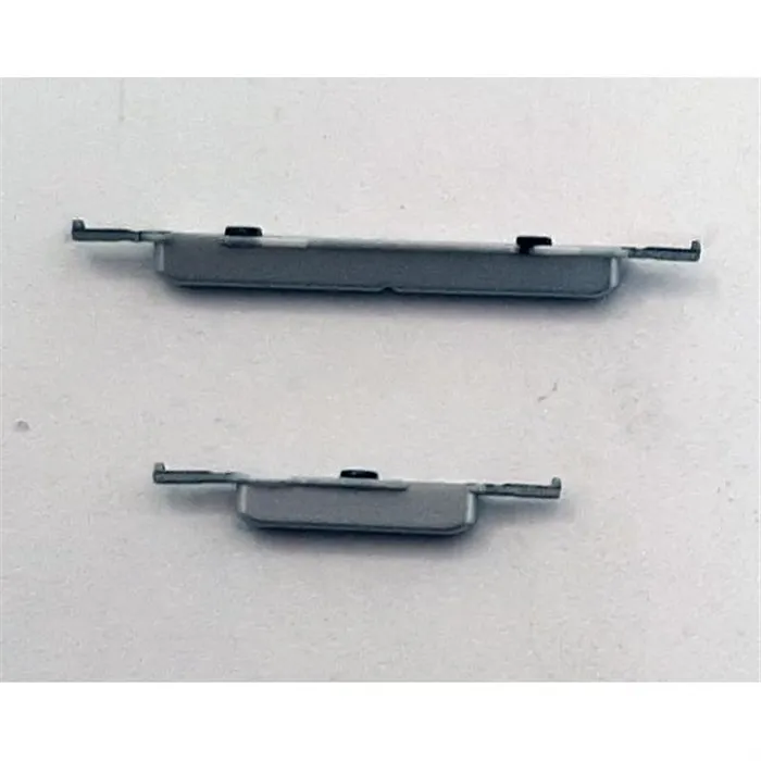 Set 2 botones platas para Motorola Moto G72 XT2255-1 calidad premium