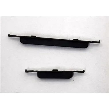 Set 2 botones negros para Motorola Moto G72 XT2255-1 calidad premium