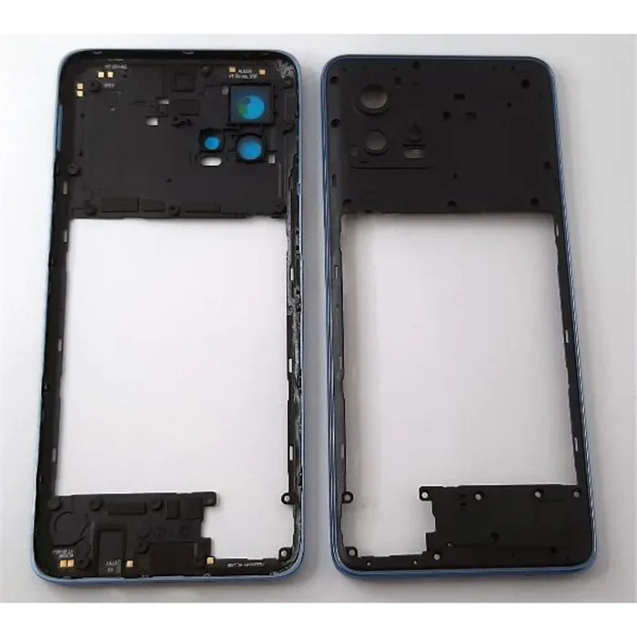Carcasa trasera o marco azul para Motorola Moto G72 XT2255-1 calidad premium