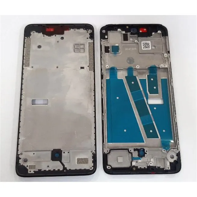Carcasa central o marco negro para Motorola Moto G72 calidad premium