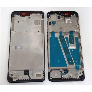 Carcasa central o marco negro para Motorola Moto G72 calidad premium