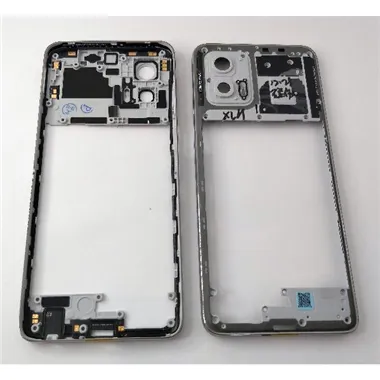 Carcasa trasera o marco plata para Motorola Moto G73 5G calidad premium