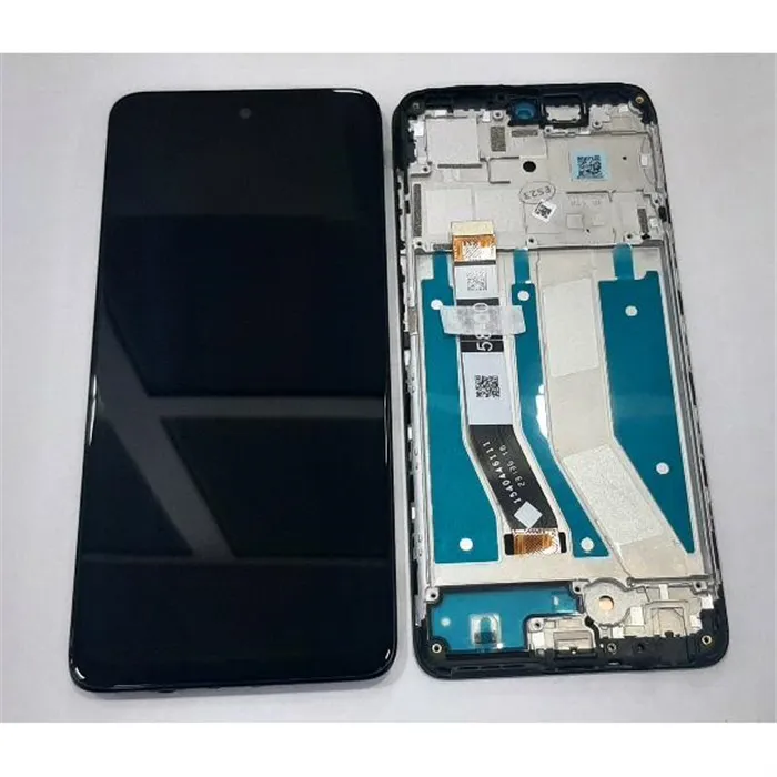 Pantalla lcd para Motorola Moto G73 5D68C22272 mas tactil negro mas marco negro Service Pack