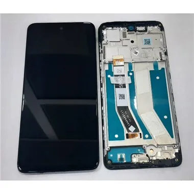 Pantalla lcd para Motorola Moto G73 5D68C22272 mas tactil negro mas marco negro Service Pack
