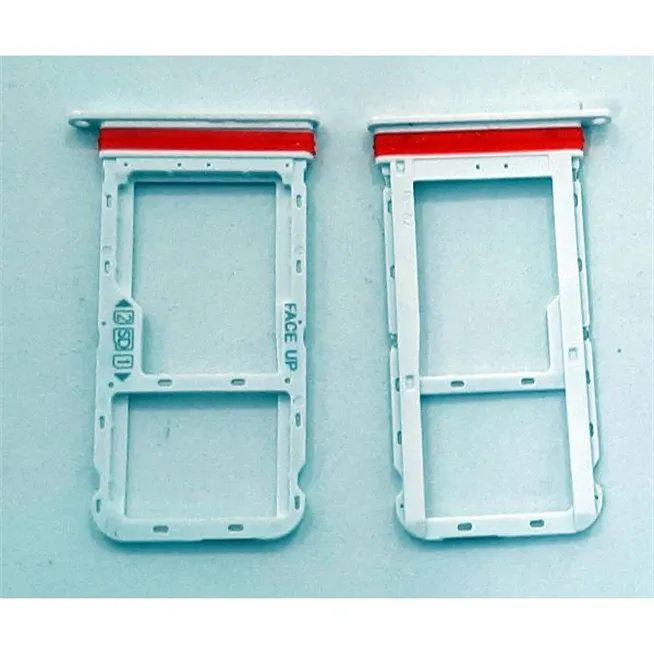 Soporte dual sim blanca para Motorola Moto G8 Calidad Premium