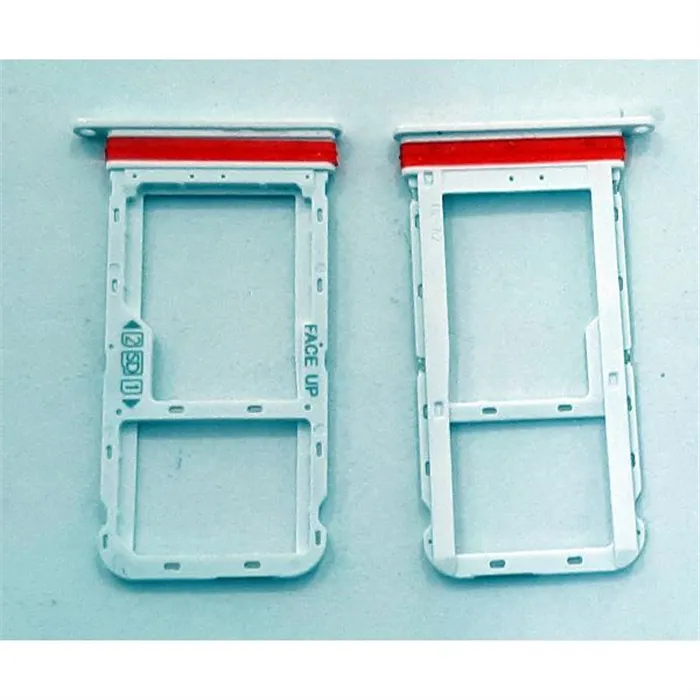 Soporte dual sim blanca para Motorola Moto G8 Calidad Premium