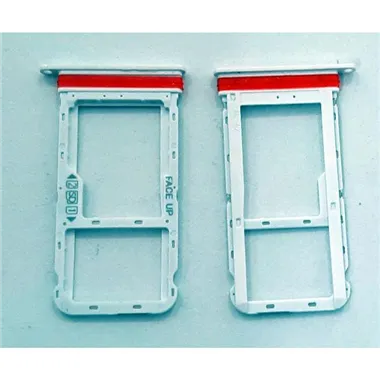 Soporte dual sim blanca para Motorola Moto G8 Calidad Premium