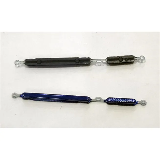 set 2 botones azules para Motorola moto g8 calidad premium