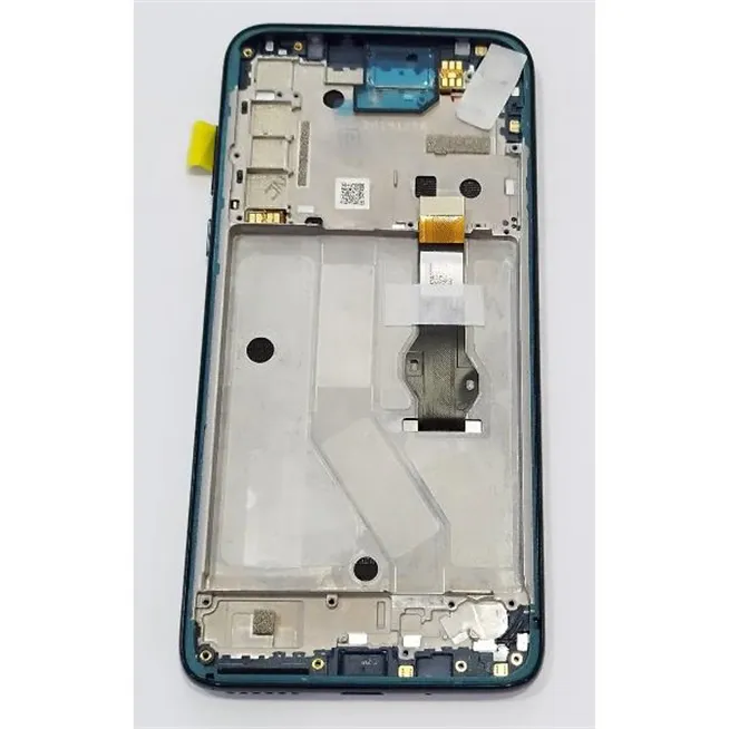 Pantalla lcd para Motorola Moto G8 Power mas tactil negro con marco azul 5D68C16143 Service Pack