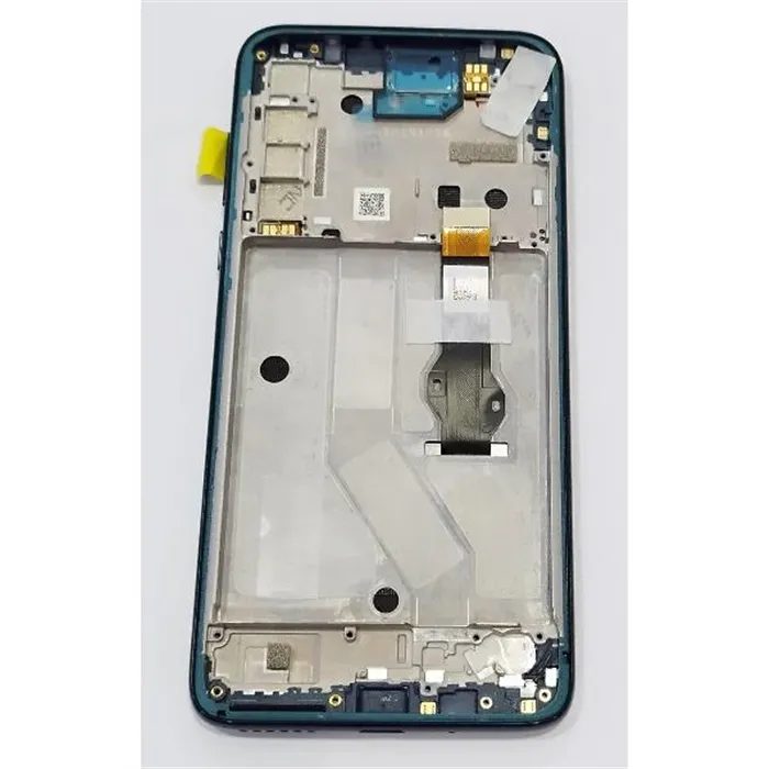 Pantalla lcd para Motorola Moto G8 Power mas tactil negro con marco azul 5D68C16143 Service Pack