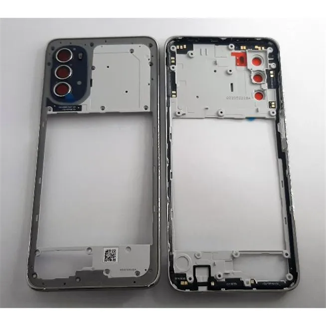 Carcasa trasera o marco plata para Motorola Moto G82 XT2225 calidad premium