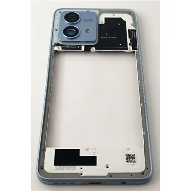 Carcasa o marco central azul claro para Motorola Moto G84 5G 