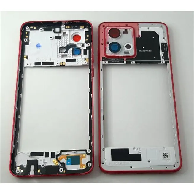 Carcasa trasera o marco trasero rojo para Motorola Moto G84 5G calidad premium