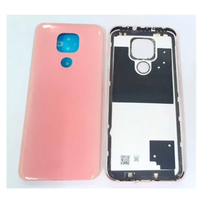 Tapa trasera o tapa bateria rosa para Motorola Moto G9 Play