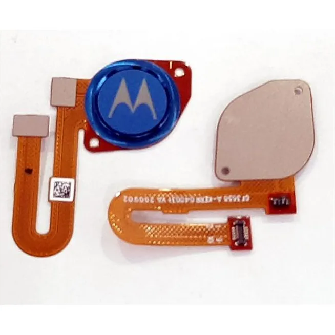 Flex boton home azul claro para Motorola Moto G9 Play calidad premium