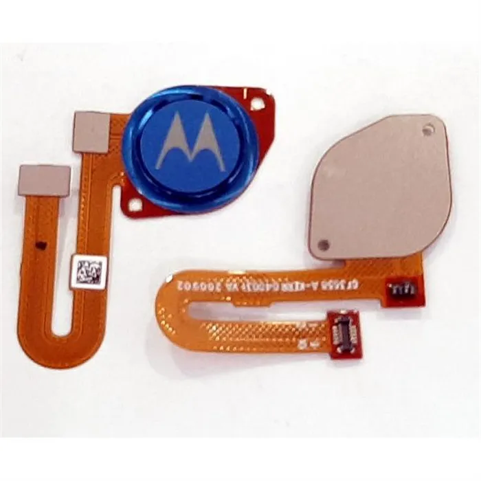 Flex boton home azul claro para Motorola Moto G9 Play calidad premium