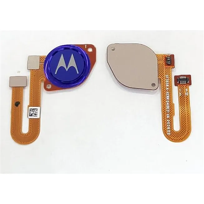Flex boton home azul oscuro para Motorola Moto G9 Play calidad premium