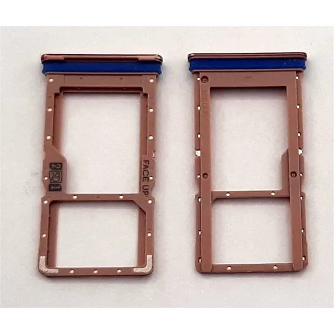 Soporte o bandeja sim dorada para Motorola Moto G9 Plus calidad premium