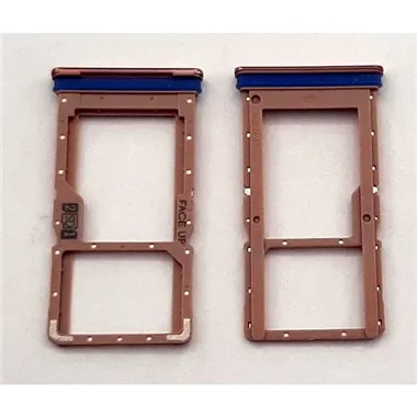 Soporte o bandeja sim dorada para Motorola Moto G9 Plus calidad premium